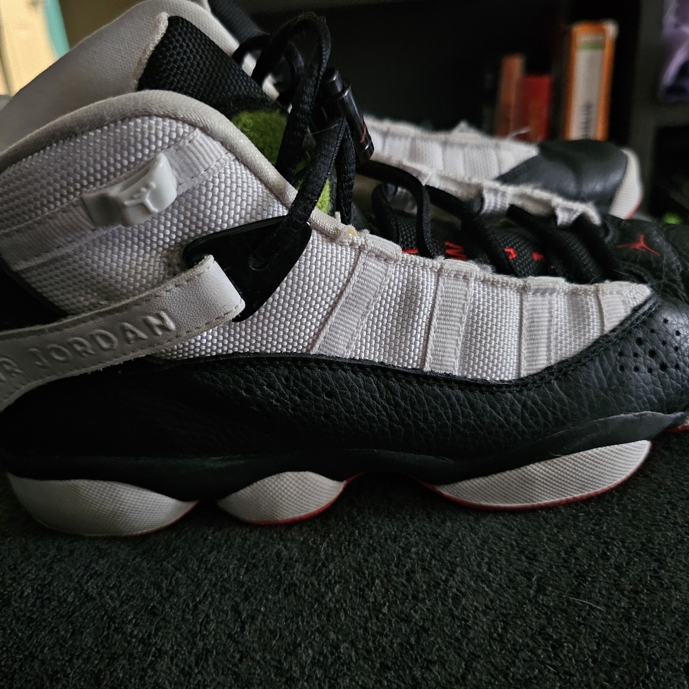 Jordan Kids Sneakers Black White Red
